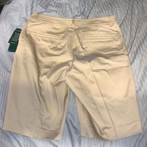 Ralph Lauren Slim Fit Khaki Shorts NWT Womens Size 6
